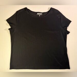 Briggs New York Women's Classic Black Blouse 1X